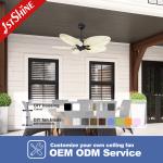 ETL Certificate Silent Motor Classic Ceiling Fans Without Light