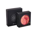 Foil Stamping Cosmetic Packing Box Black Color For Loose Powder Packaging