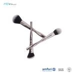 BSCI Metal Handle Nylon Hair Cosmetic Brushes Set 9pcs