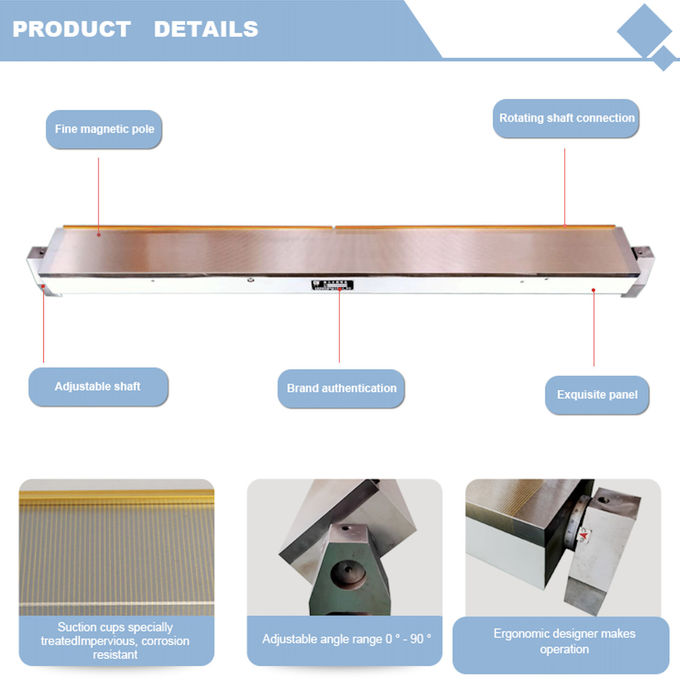 XH42 Rotary Permanent Electromagnetic Chuck For Surface Grinder