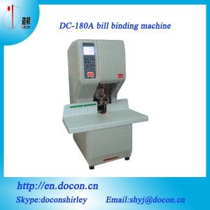 China DC-180A automatic bill binding machine wholesale