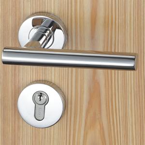China Satin Stainless Steel Mortise Door Lock Fits For 38 - 50mm Door Thickness wholesale