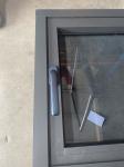 Rainproof Top Hung 2x2 Awning Window Aluminum For Casement