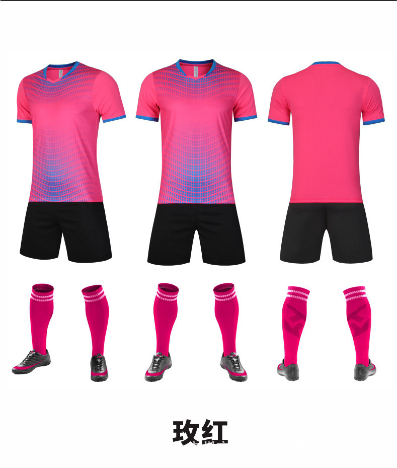 Sport Football Suit Print Adult Quick Drying Breathable Training Suit Competition Sports Suit