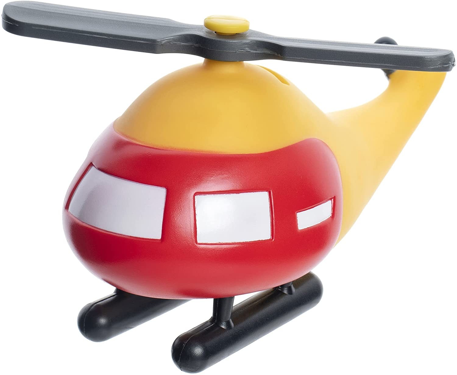 Helicopter ABS Material Red Color Coin Piggy Bank For Kids Playing
