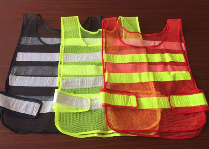 Reflective Light Vest Mesh Fabric Traffic Safety Equipment