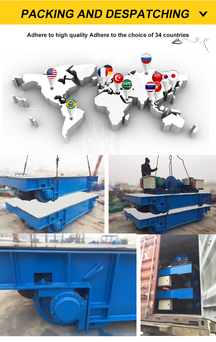Transport Cargos Motorized Electric Transfer Cart 30m/Min