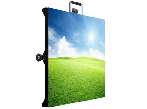 Sunrise P4.81 outdoor/indoor full color display for rent,cabinet Size500*1000*75mm