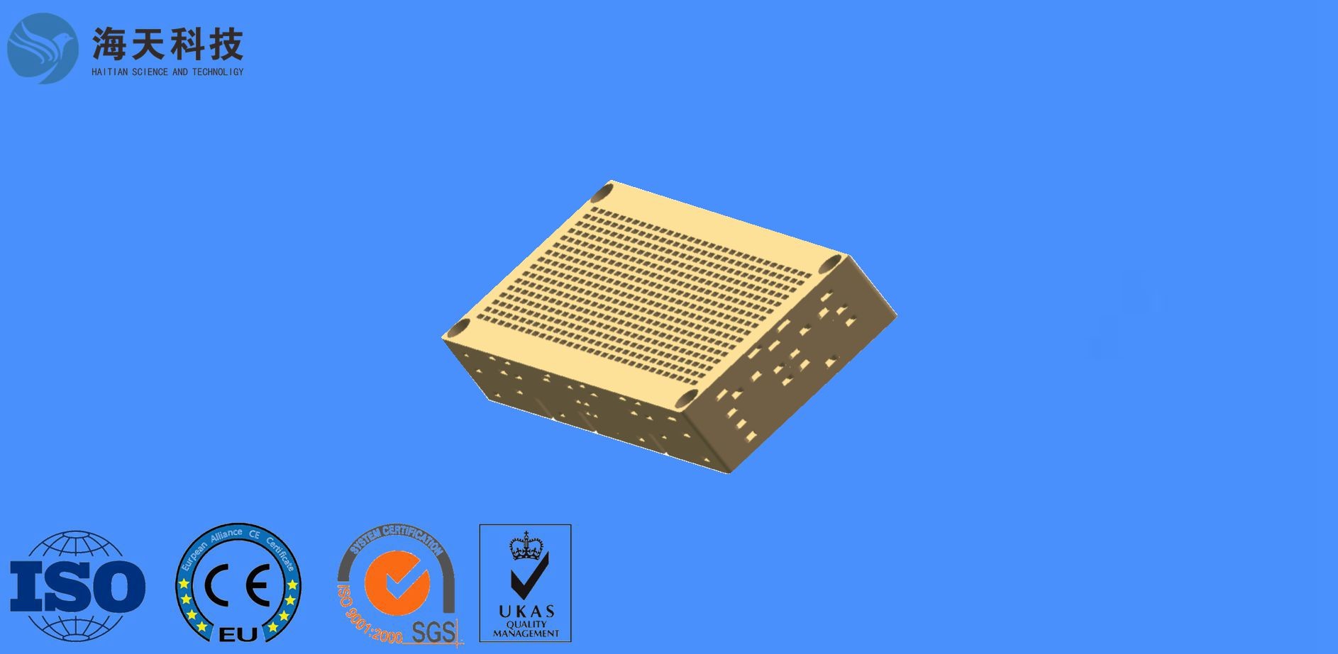 W Band Waveguide Slot Linear Array Antenna Dual Polarized Side Lamp Square Feeding