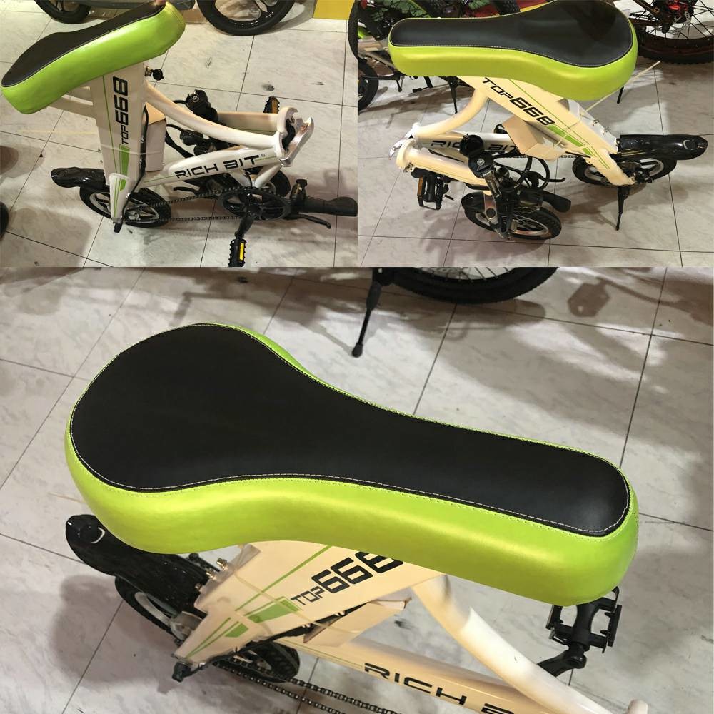 20 Inch Small Women Electric Bikes Folding Ladies Electric Bike Leopard Print 36v 250w