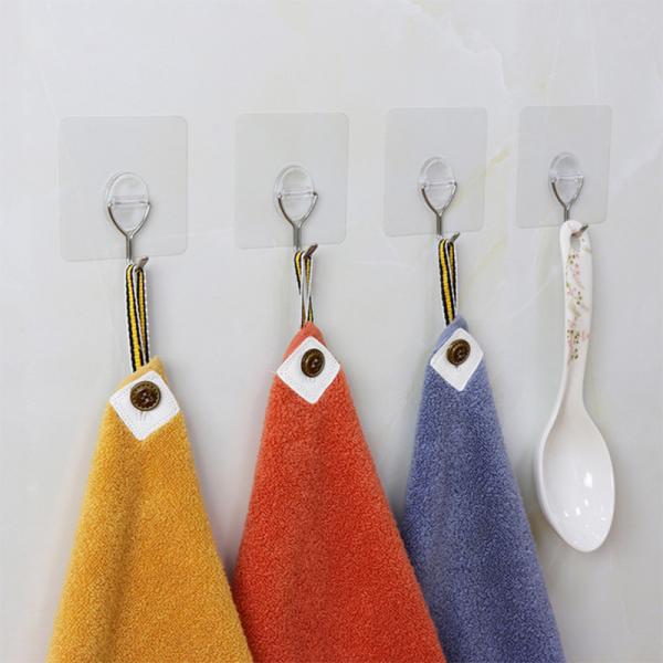 Quality 70x70 Adhesive Bathroom Hooks Wall Hook Hanger Sticker for sale