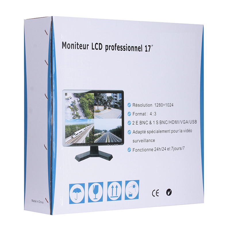 CNHOPESTAR Portable 19inch BNC HDMI LCD CCTV Monitor