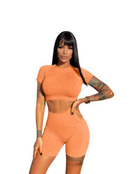 Hot Sale Sports Yoga Clothing Gym Fitness Wear High Waisted Workout Shorts