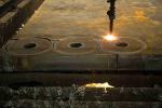 Chrome Plated Carbon Sheet Metal Fabrication Laser Cutting Machine Parts