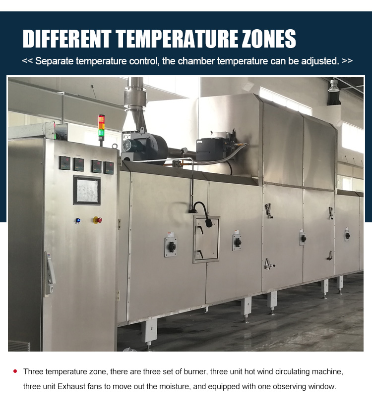 Professional Convection Oven Automatic Cookie Biscuit Industrial Tunnel Oven For Bakery