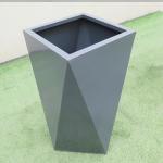 L407xW407xH1042mm Garden Metal Flower Pots