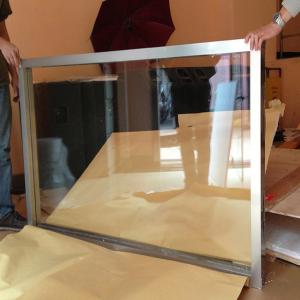 China Stainless Steel Frame Radiation Protection Lead Glass 1200mm X 800mm wholesale