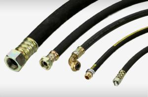 China Steel Wire Braided Flexible Hose Hydraulic Industrial Pipe High Pressure 45MPA wholesale