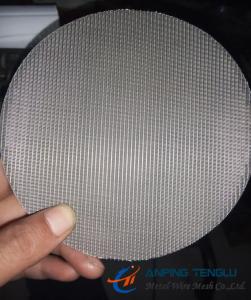 China Micronic Filter Discs, Stainless Steel 304/ 316, Dutch Weave Wire Mesh wholesale