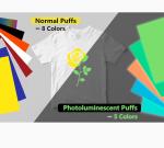 Photoluminescent Puffs PU Thermo Film HTV Acrylic Dye Heat Transfer Film