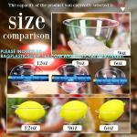 12oz 9oz 6oz Hard Plastic Bowls, Clear Salad Bowl Disposable Soup Ice Cream