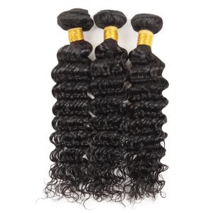 China 100 Grams Indian Human Hair Weave Deep Wave Hair Extensions Real Hair wholesale