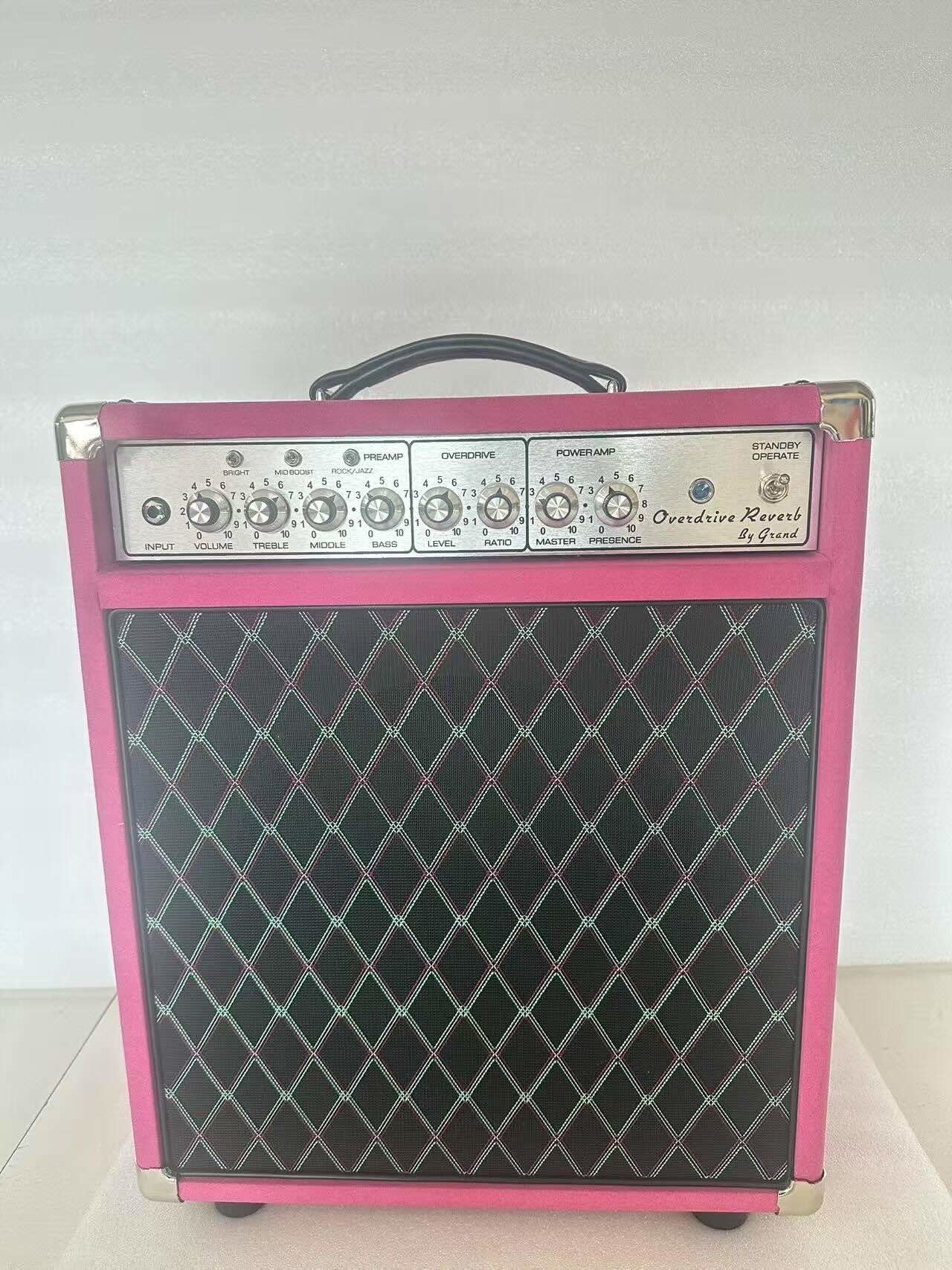 Custom Grand Handwired Overdrive Reverb 20 Watt 1x12 Combo Purple Suede 2 X EL84 3 X 12ax7 JJ Tubes