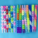 Silicone Children'S Educational Toy Decompression Pop Bubble Bracelet