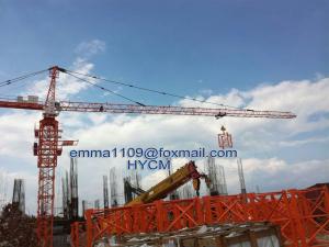 China TC5513 Crane Model Build qtz80 Tower Crane 55M 8TONS Load Topkit Type wholesale