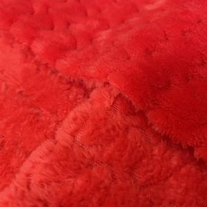 China 340gsm 100 Polyester Fleece Fabric Bedding Blanket Shoes wholesale