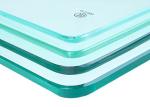 Clear Color Tempered Safety Glass , Heat Resistance 15mm Toughened Glass