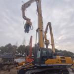Hydraulic Sheet Photovoltaic Pile Driver With Excavator 30T