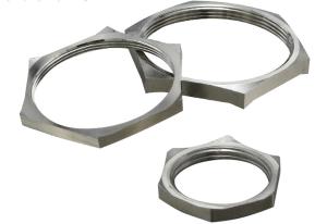 China EMC Locknut Cable Gland Accessories IP54 With Electrical Fittings wholesale