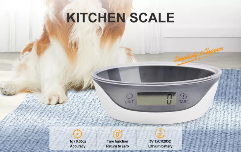 Manufacturer wholesale slow feeder smart pet dog weighing bowl