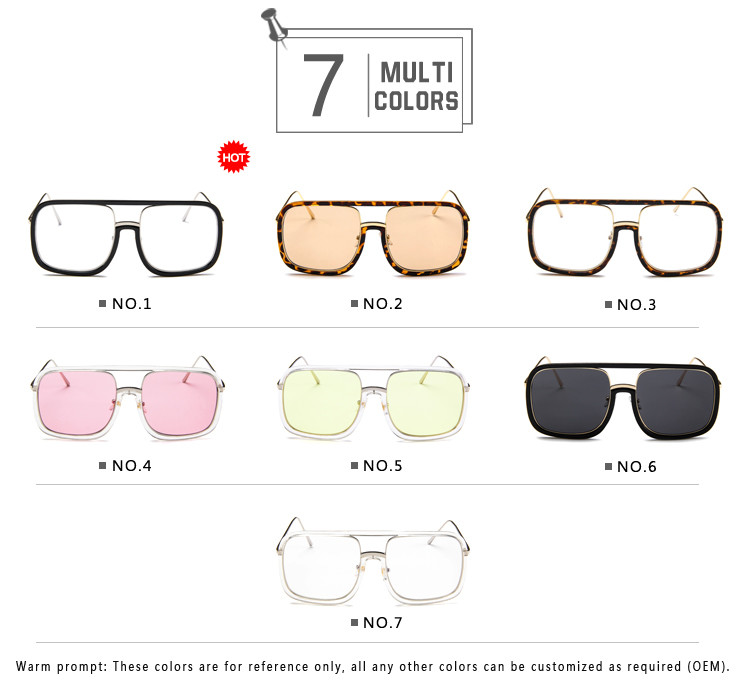 BSCI 135MM Big Square Mens Sunglasses Frame Polarized Promotion Sunglasses
