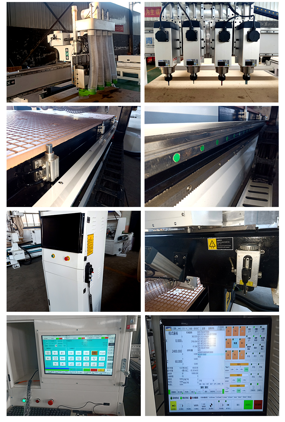 Max. Working Speed 25000mm/min 1300×2500mm Working Table Size Woodworking CNC Router