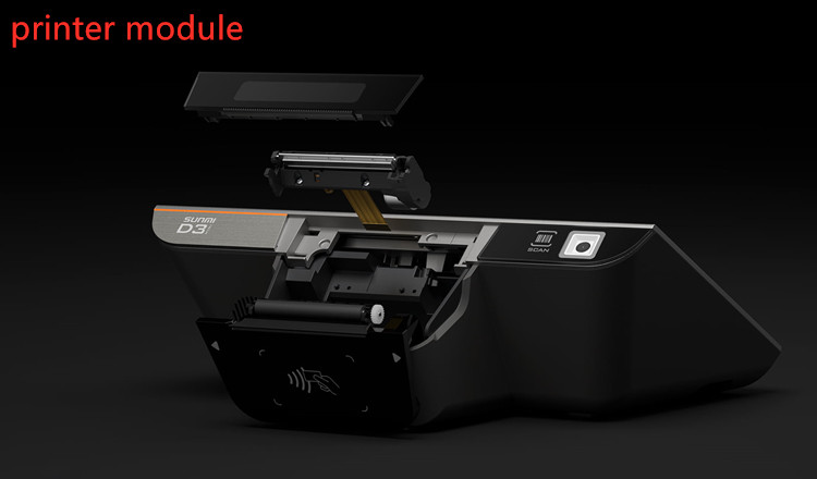 Android 13 58mm Printer All In One Cash Register Sunmi OS WIFI 2.4GHz