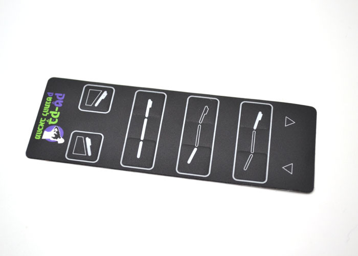 Water Resistant PET Membrane Control Panel With 3M55230 Real Adhesive