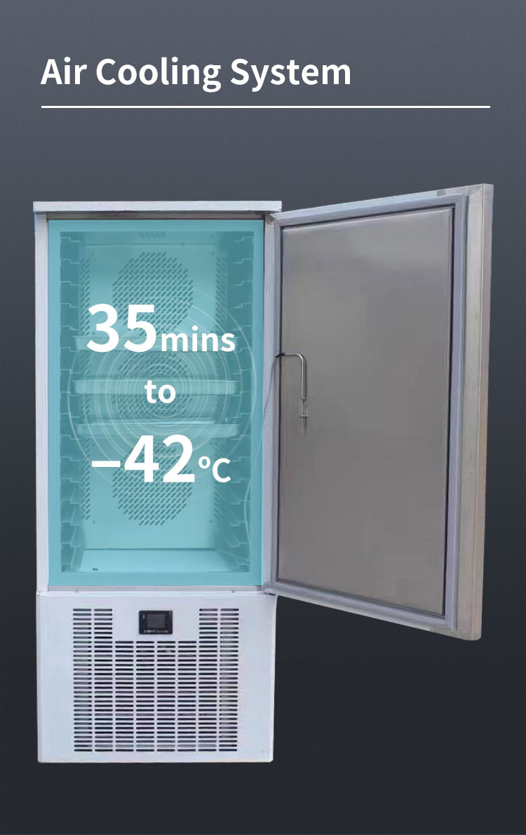 Stainless Steel Blast Freezer Chiller Rapidly Freezing Commercial Food Blast Chiller