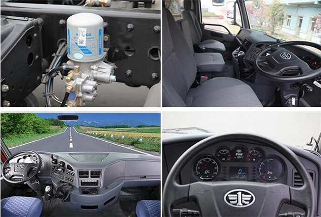 J5P Transport Carriage Diesel Light Pick Up Truck , 10 Ton Flatbed Cargo Truck