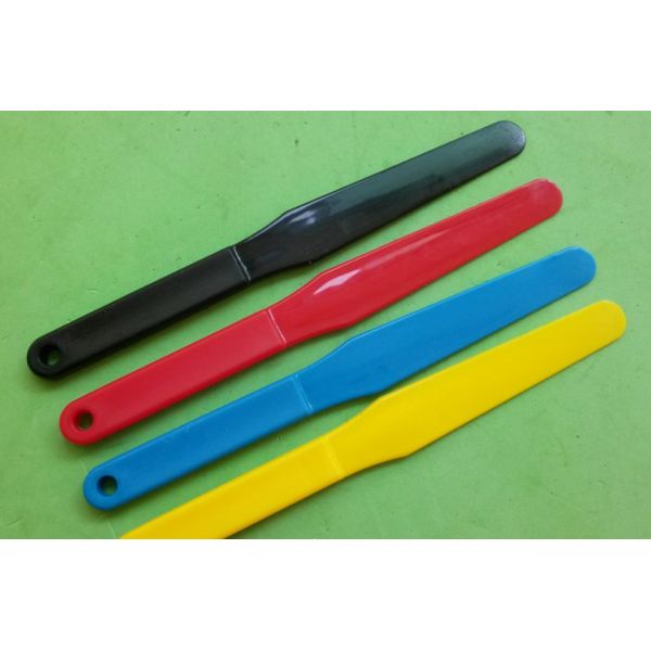 Plastic Screen Printing Ink Spatulas Four Colors For Ink Mixed / Offset Printing