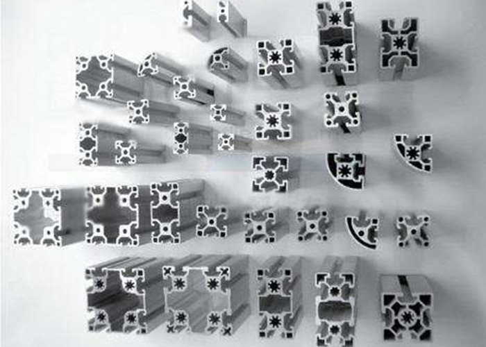 T6 Bronze Powder Coating 0.7mm 4040 Aluminum Profile