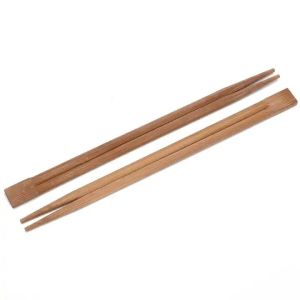 Personal Logo Bamboo Chopsticks Dark Tensoge Design Disposable Carbonized Bamboo