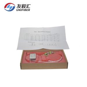 China 5V 1550nm Mechanical Fiber Optic Switch 1x4 Latching wholesale