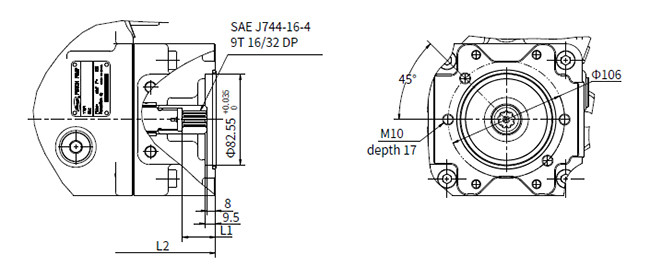 Trailer Hydraulic Power Control Unit With Cut-Off / Load Sense Control Electro-Proportional Torque