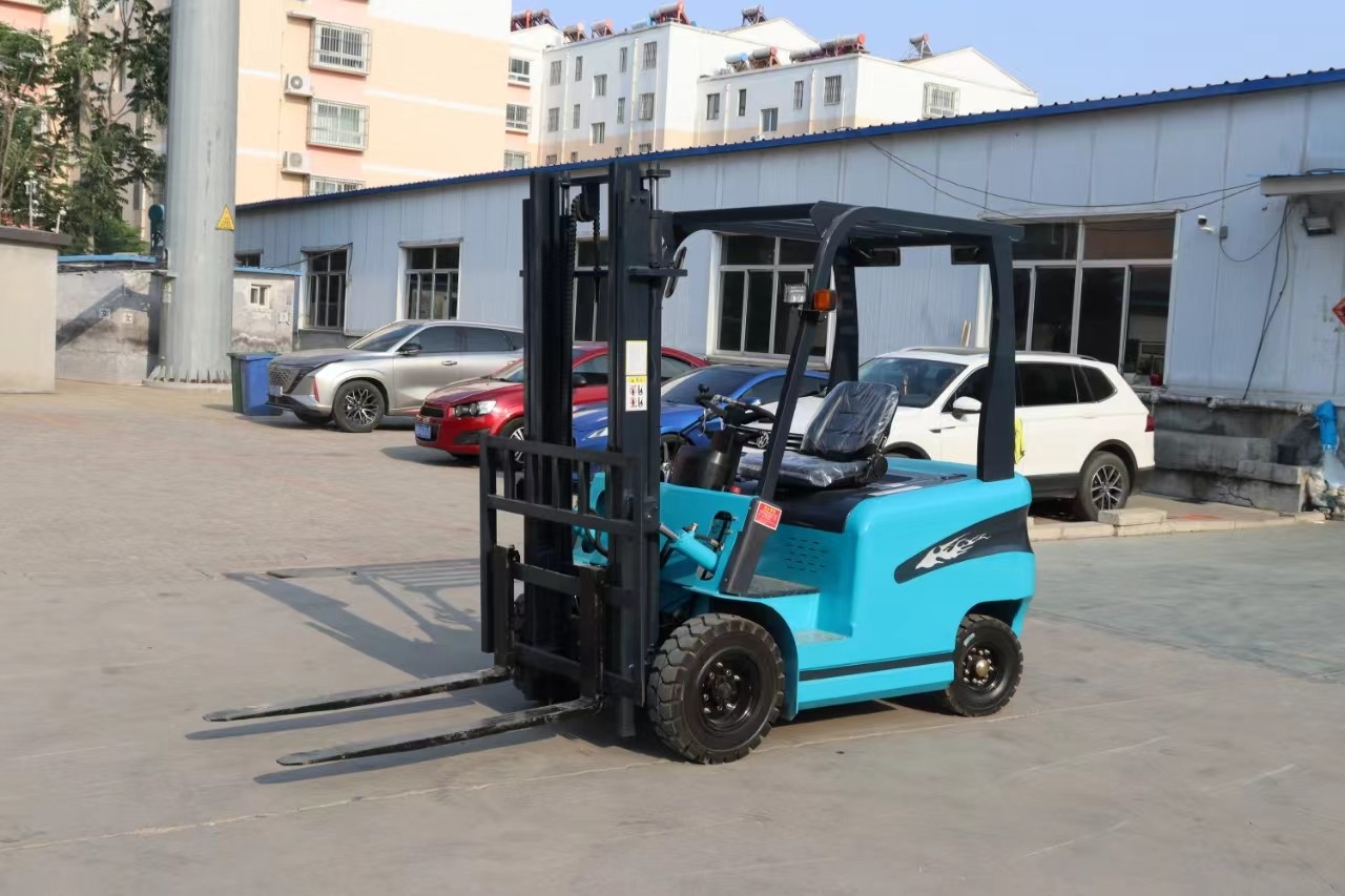 3 Stage Full Free Lift Small Electric Forklift 48V/400Ah Charger All Terrain Electric Forklift