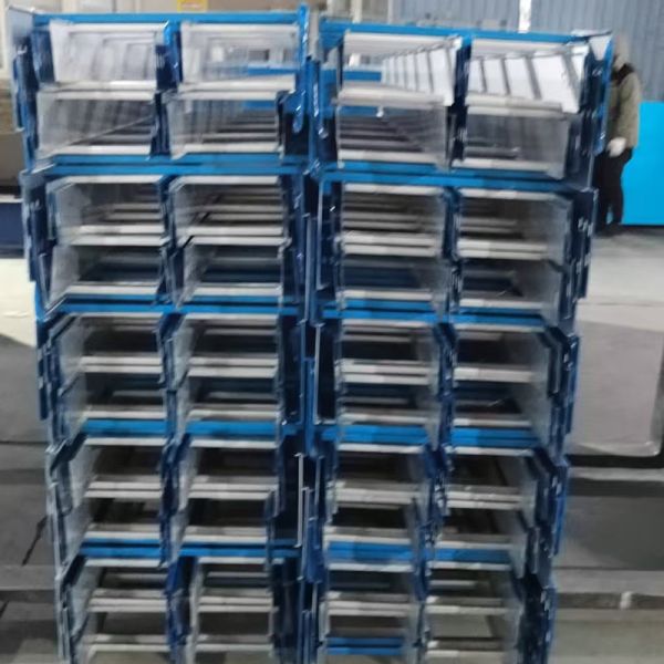 High Corrosion Resistance Trough Type Cable Tray Silver Aluminum Alloy For Industrial