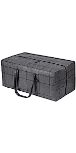 extra-large heavy-duty moving bag duffel travel durable handles dual-tab zipper storage transporting