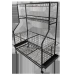 915mm Length 420mm Width Garage Sports Ball Organizer For Sport Shops