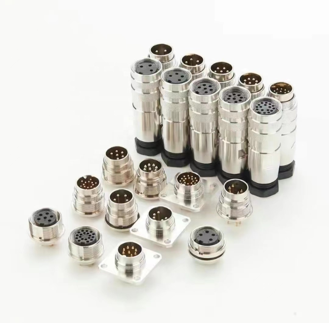 RIGOAL M16 Waterproof Connector 2-3-4-5-6-7-8-12-14-16-19-24-Core Male / Female"